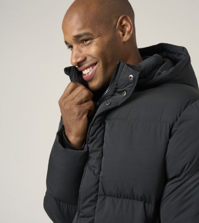 Amble Black Padded Puffer Jacket