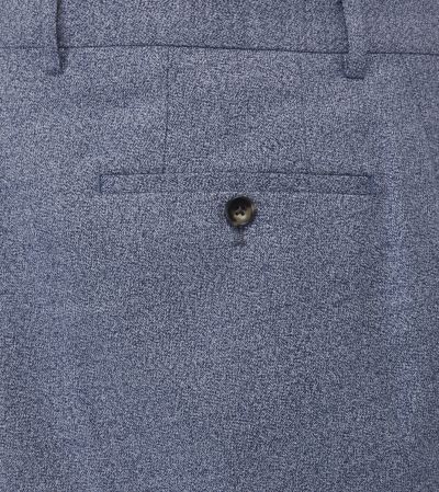 Jodrell Suit Tailored Trousers Blue Marl Tweed Effect