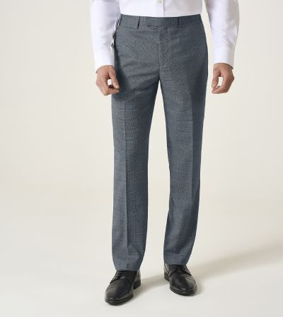 Anthony Suit Tailored Trousers Grey Check