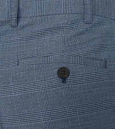 Anthony Suit Tailored Trousers Blue Check