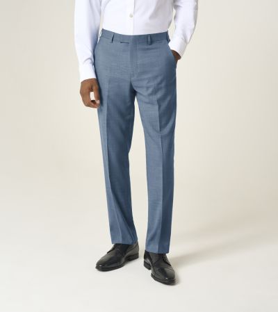 Lucien Suit Tailored Trousers Teal Blue