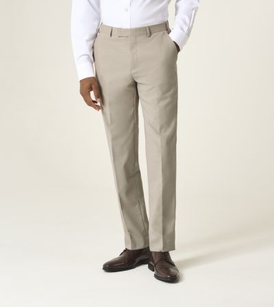Caspian Suit Tailored Trousers Stone Beige
