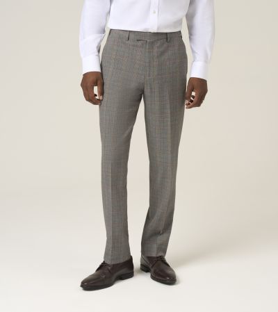 Haley Suit Tailored Trousers Brown Check