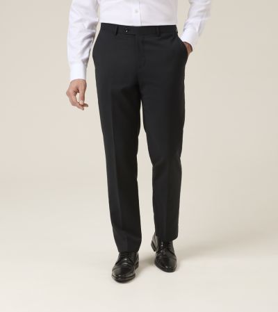 Dabbs Wool Rich Suit Classic Trousers Black