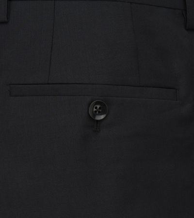Dabbs Wool Rich Suit Classic Trousers Black