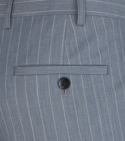 Levins Tailored Blue / Grey Stripe Suit Trousers