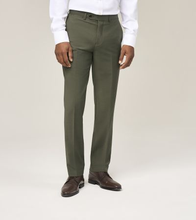 Rozario Wool Blend Suit Tailored Trousers Sage Green