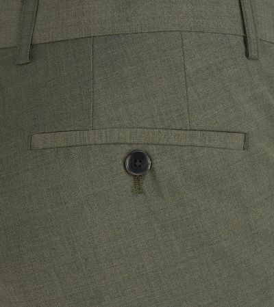 Rozario Wool Blend Suit Tailored Trousers Sage Green