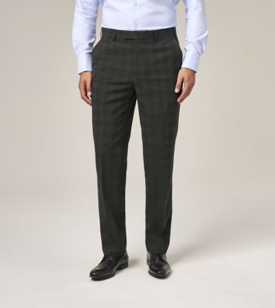 Leone Suite Tailored Trouser Grey Check