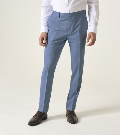 Redding Suit Slim Tapered Trousers Sky Blue