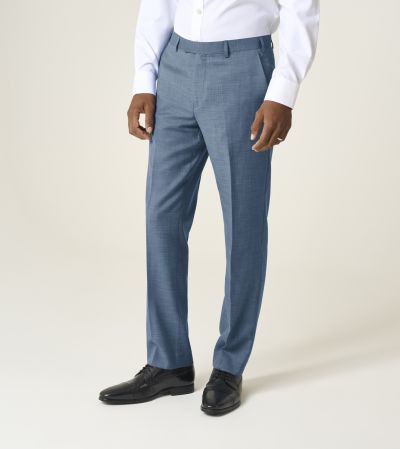 Lucien Suit Tapered Trousers Teal Blue