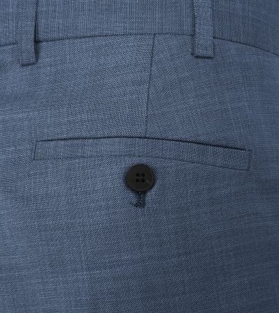 Lucien Suit Tapered Trousers Teal Blue