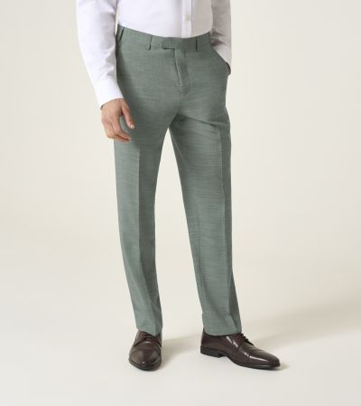 Elio Suit Tapered Trousers Sage Green