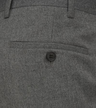 Liston Flannel Suit Tapered Trouser Grey