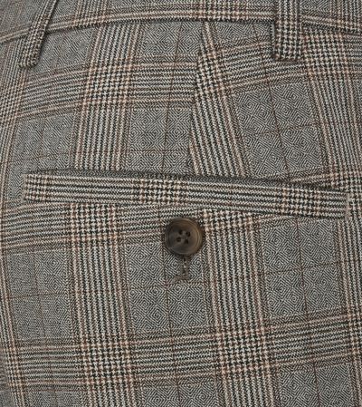 Haley Suit Tapered Trousers Brown Check