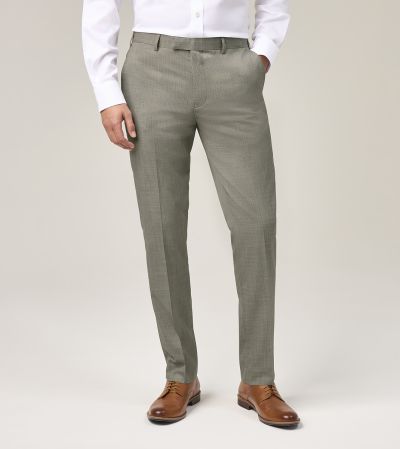 Redding Suit Tapered Trousers Sage Green