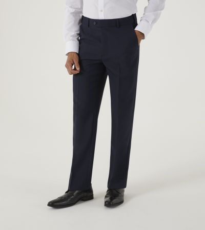 Brooklyn Regular Fit Trousers Navy Blue