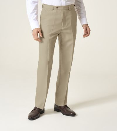 Brooklyn Regular Fit Trouser Stone Beige