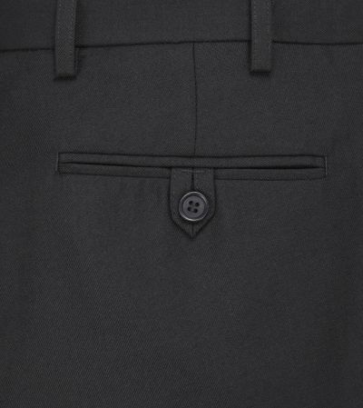 Wexford Wool Blend Classic Trousers Black