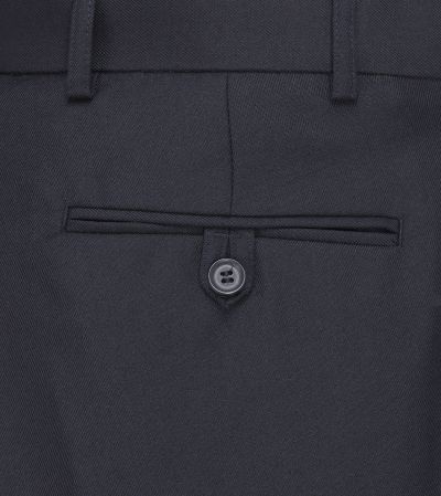 Wexford Wool Blend Classic Trousers Navy Blue