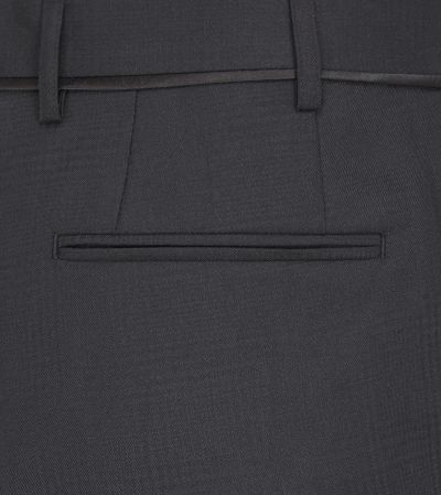 Newman Suit Slim Trousers Black Check