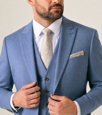 Redding Tailored Suit Sky Blue
