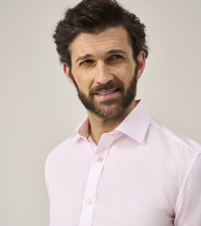 Premium Cotton Formal Shirt Tailored Pink