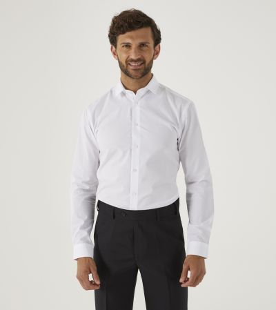 Easy Care Formal Shirt Slim White