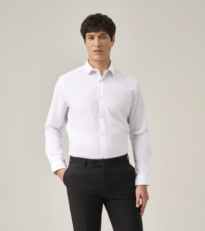 Easy Care Formal Shirt Slim White