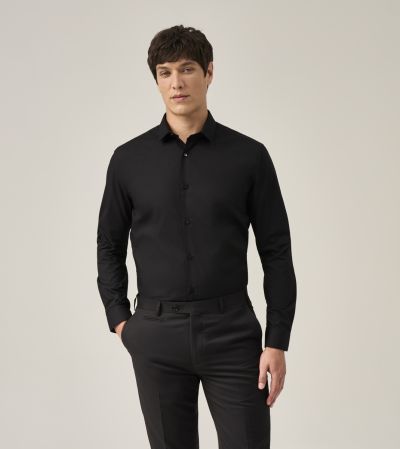Formal Shirt Slim Black