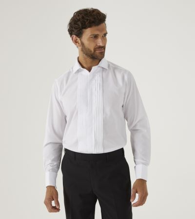 Easy Care Formal Tailored Dress Shirt White