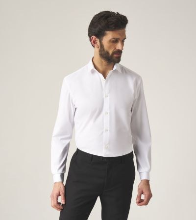 Lyfcycle Slim Formal Shirt White