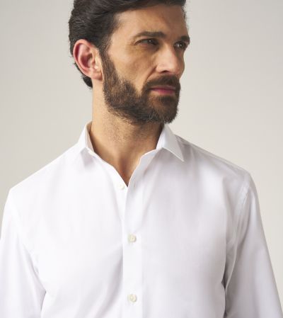 Lyfcycle Slim Formal Shirt White