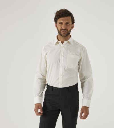Easy Care Formal Shirt Tailored Vanilla / Beige