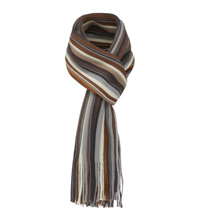 Arlo Multi Stripe Brown Scarf