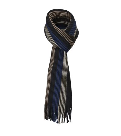 Roman Navy / Stone Stripe Scarf