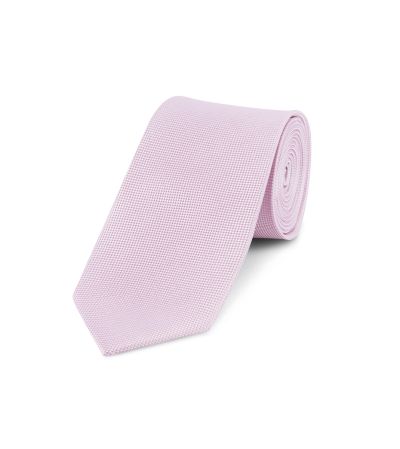 Pink Textured Silk Tie