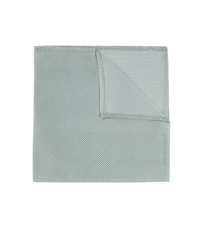 Mint Green Textured Silk Pocket Square