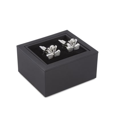 Silver Golfing Cufflinks