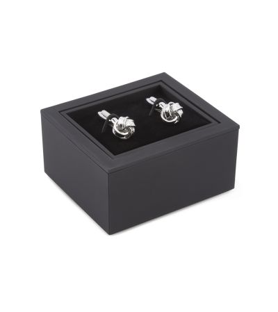 Silver Knots Design Cufflinks