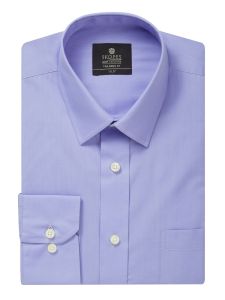 Easy Care Formal Shirt Tailored Blue