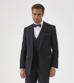 Latimer Dinner Suit Regular Fit Jacket Black