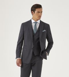 Madrid Suit Tailored Jacket Charcoal Grey