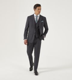 Madrid Tailored Suit Charcoal