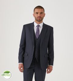 Romulus Tailored Lyfcycle Suit Jacket Navy Blue