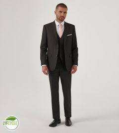 Romulus Tailored Lyfcycle Suit Charcoal Grey