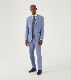 Fontelo Suit Tailored Pale Blue