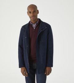 Navy car coat new arrivals