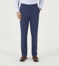 Tuscany Linen Blend Suit Tailored Trouser Navy