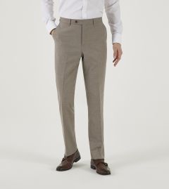 Jodrell Suit Tapered Trousers Stone Marl